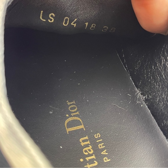 Dior Walk-N Dior Sneaker in Black Canvas women’s shoe size 38 - Picture 6 of 9